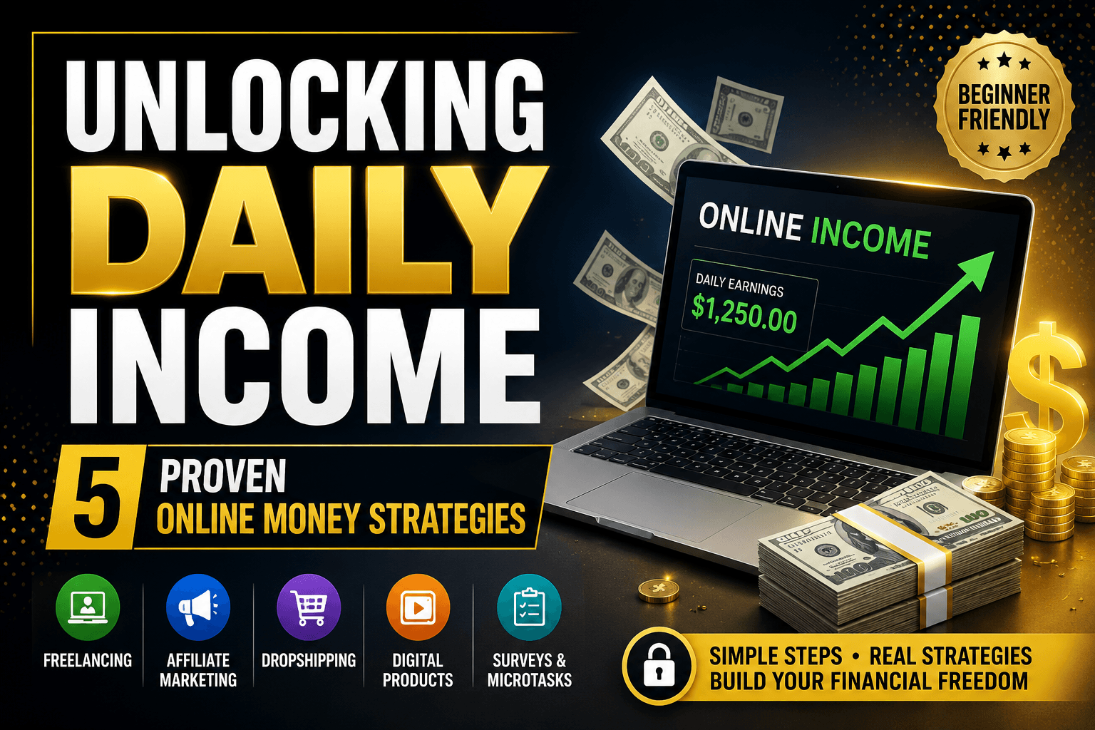 Unlocking Daily Income – 5 Proven Online Money Strategies